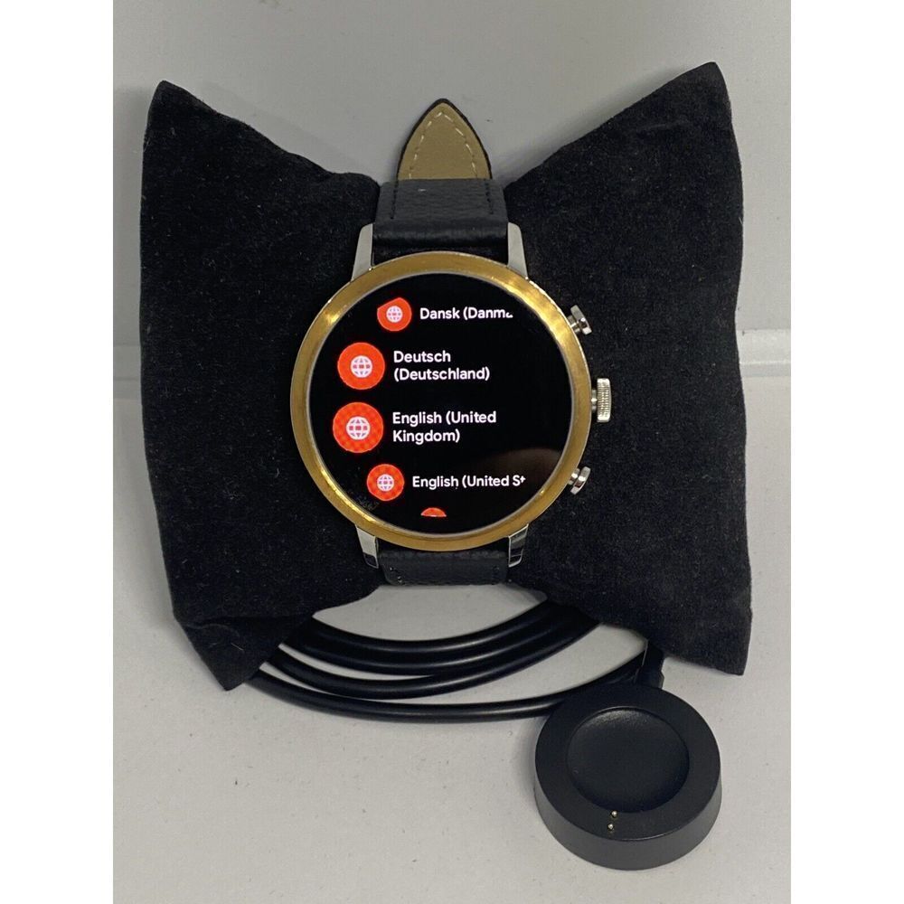 Fossil Gen 4 Authentic Digital Dial Smart Watch Custom Band FTW6016 AB164